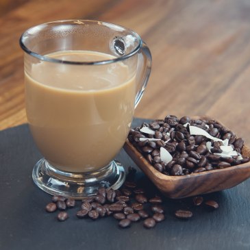 Image of coffee infused with MCT oil